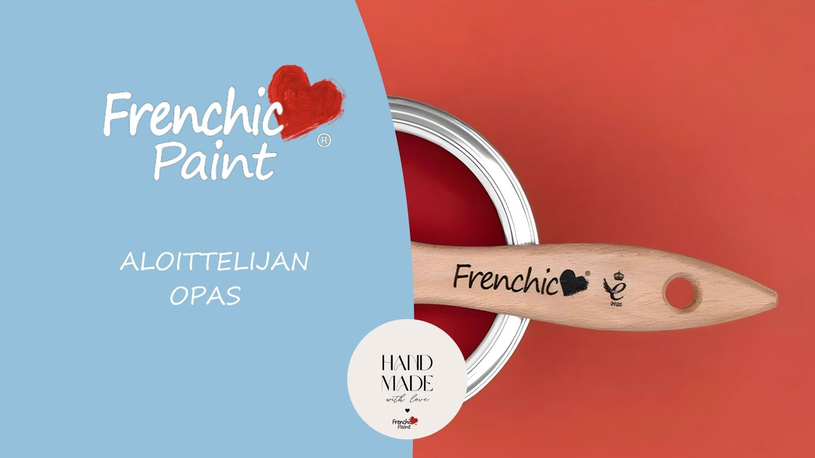 Aloittelijan opas kalustemaalaus kalkkimaalilla Frenchic sarja.