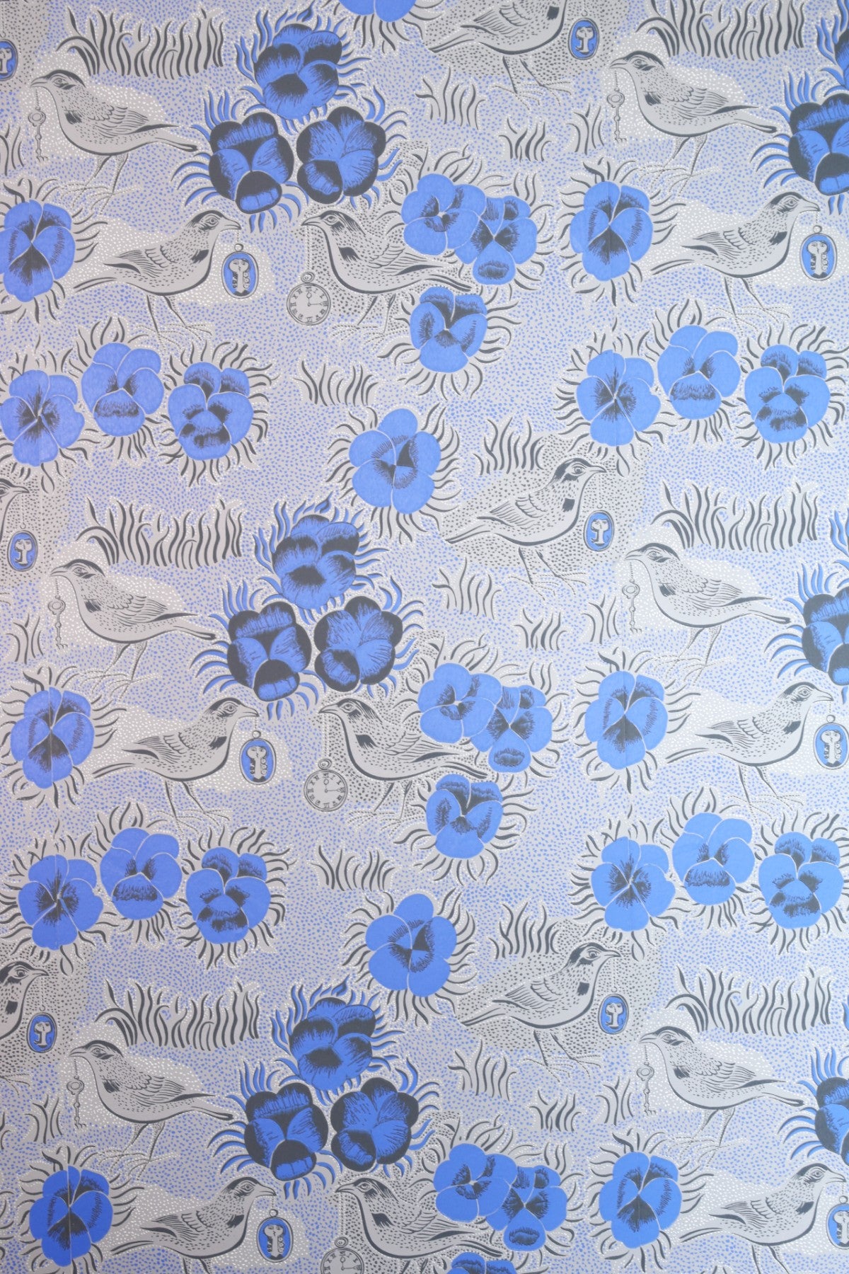 KIURUJEN YÖ tapetti sininen 69659 - tapetti - Frenchic Paint Finland