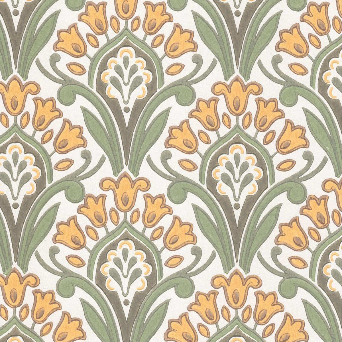 HYASINTTI tapetti keltainen 68740 Frenchic.