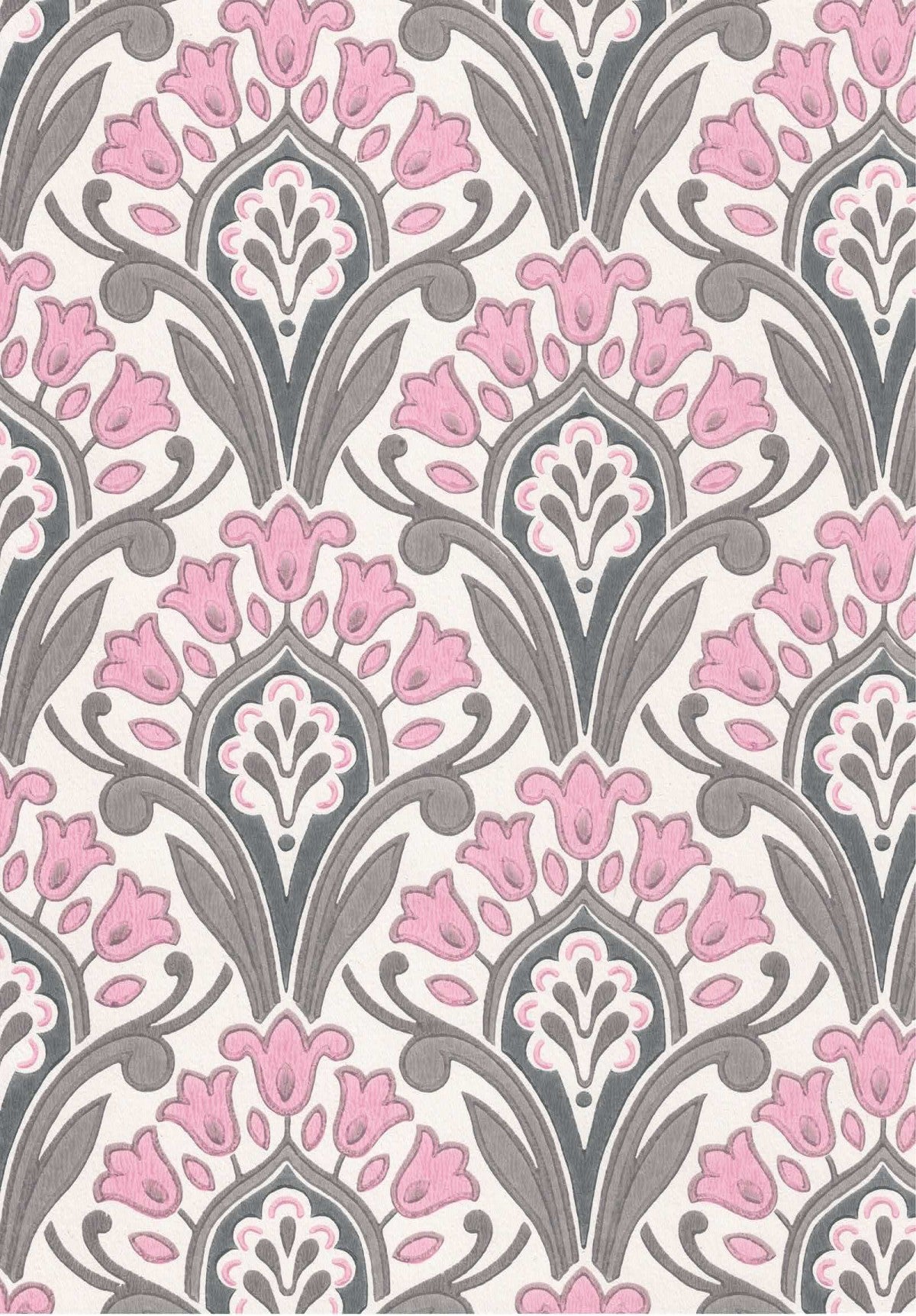 HYASINTTI tapetti vaaleanpunainen 68738 Frenchic.