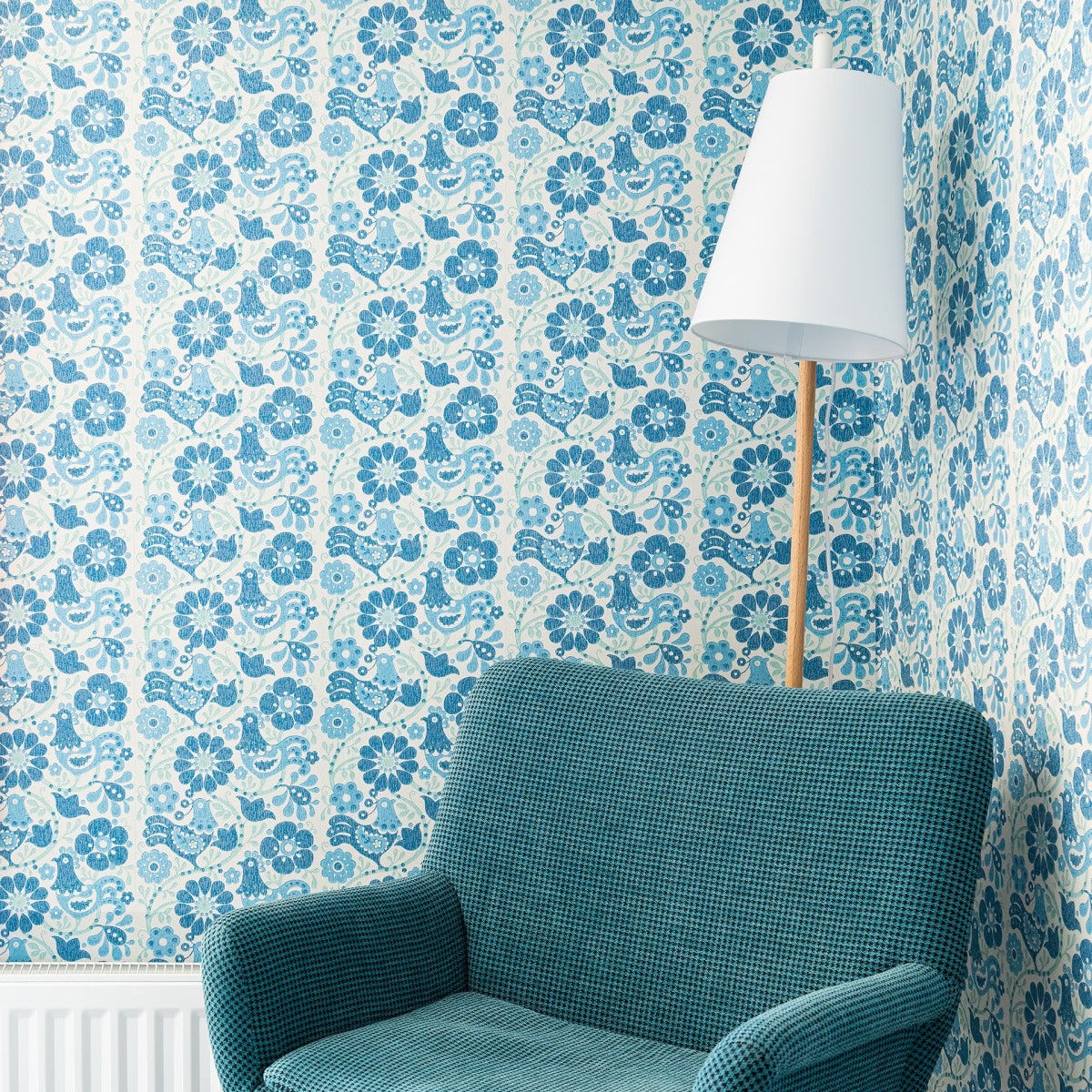 KUKOT tapetti sininen 68777 Frenchic.