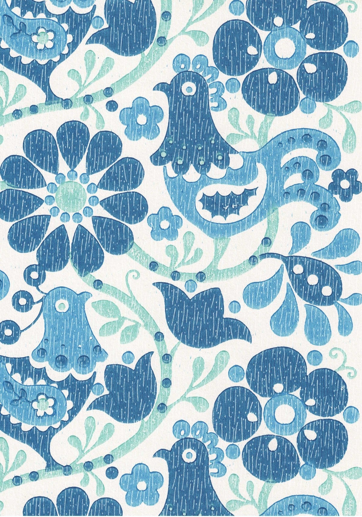 KUKOT tapetti sininen 68777 Frenchic.