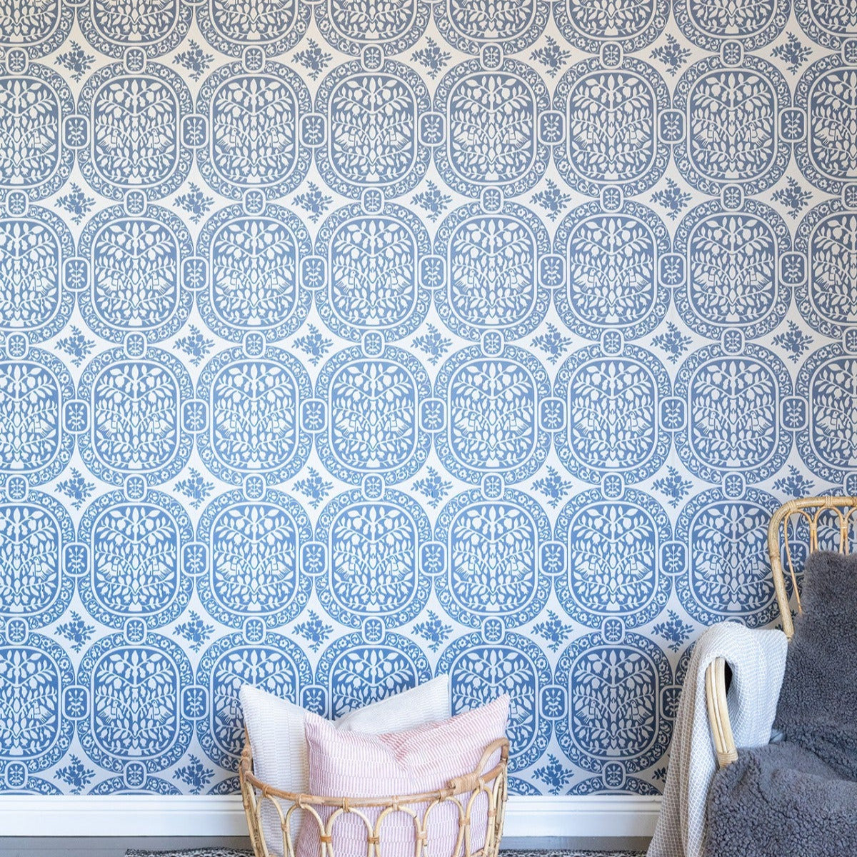 PARATIISI tapetti sininen 70004 Frenchic.