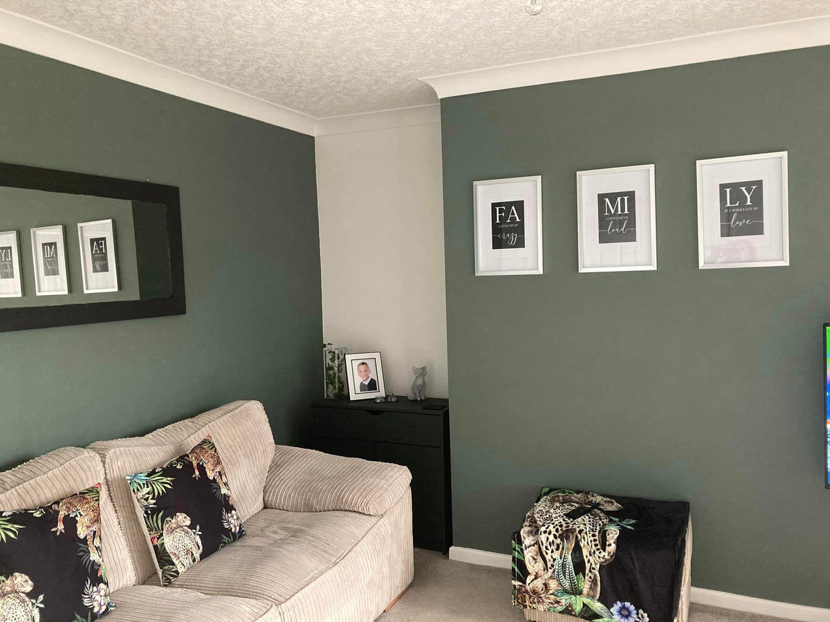 Steaming Green on mattapintainen seinamaali Frenchic sarjasta.