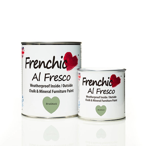 Bradstock - vaaleanvihreä Al Fresco kalustemaali-Al Fresco mattapintainen ja kestävä kalkkimaali-Frenchic Paint Finland