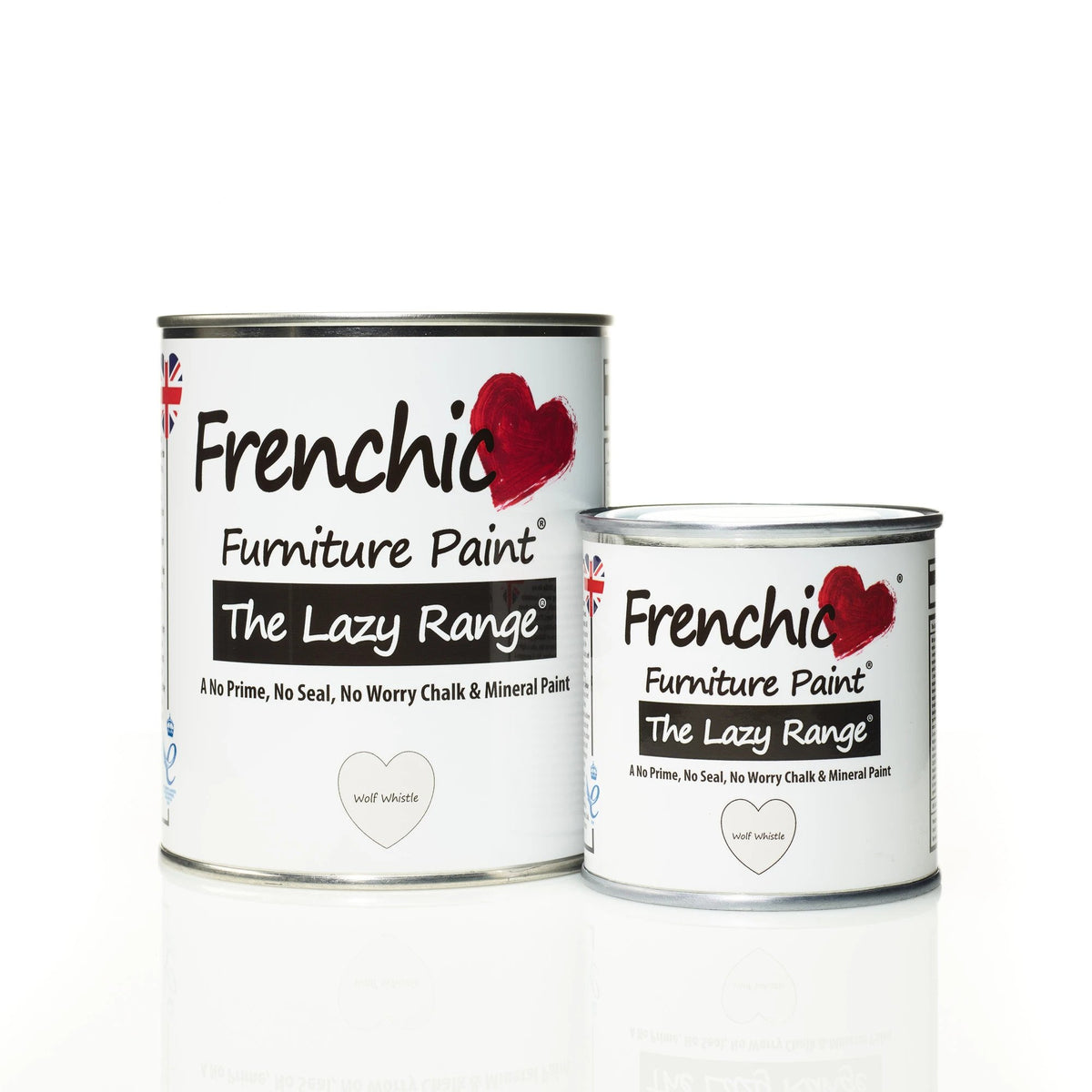 Wolf Whistle - helmenharmaa - vahallinen kalkkimaali Frenchic Paint Lazy Range chalk paint.