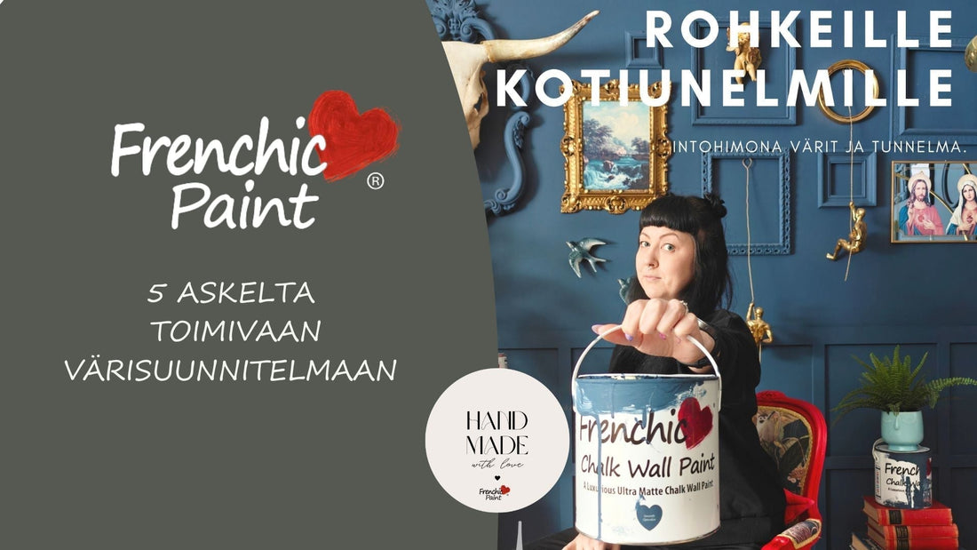 5 askelta toimivaan värisuunnitelmaan.