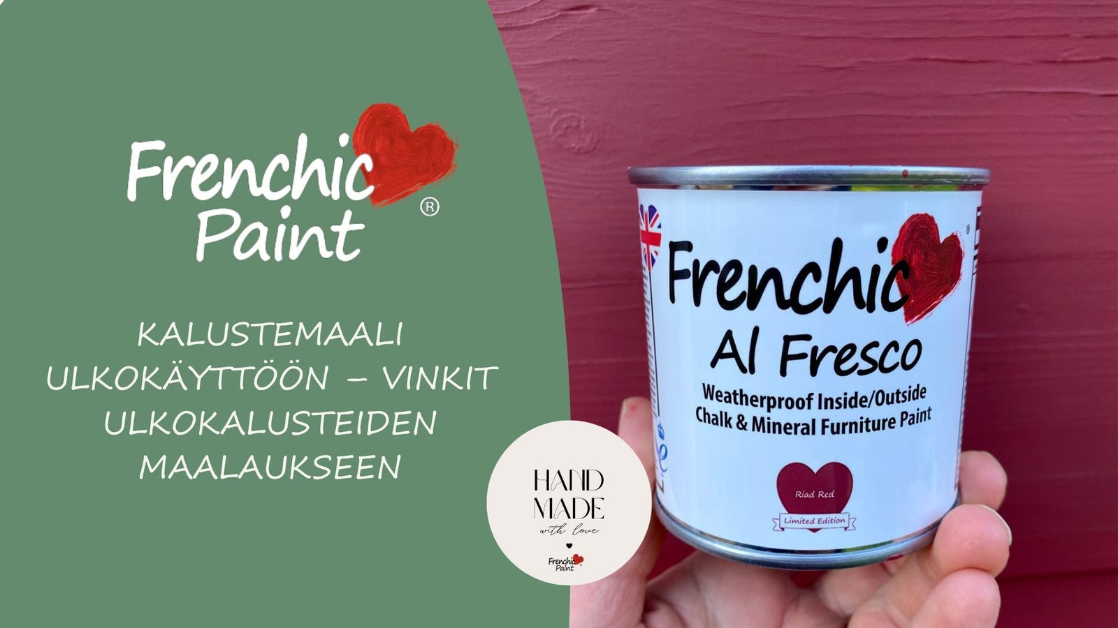 Vinkit ulkokalusteiden maalaukseen.