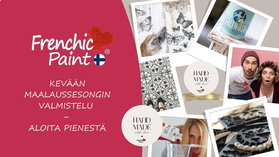 Kevään maalaussesongin valmistelu – aloita pienestä-