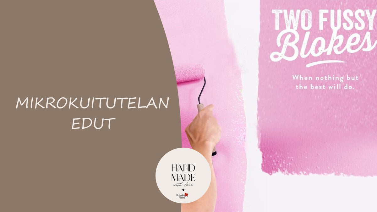 MIKROKUITUTELALLA KAUNIS MAALAUSJÄLKI-Frenchic Paint Finland