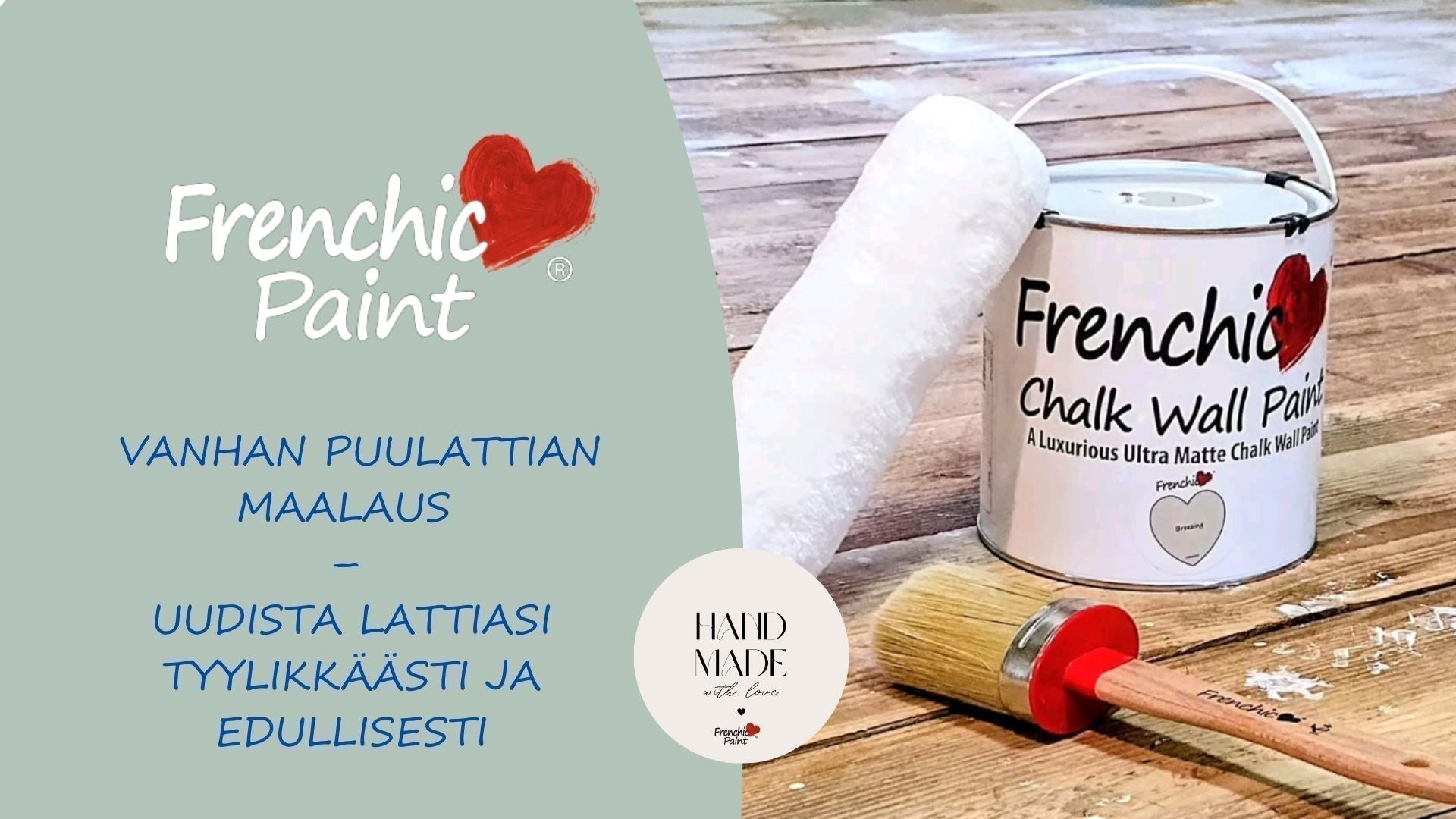 Vanhan puulattian maalaus – uudista lattiasi tyylikkäästi ja edullisesti-Frenchic Paint Finland