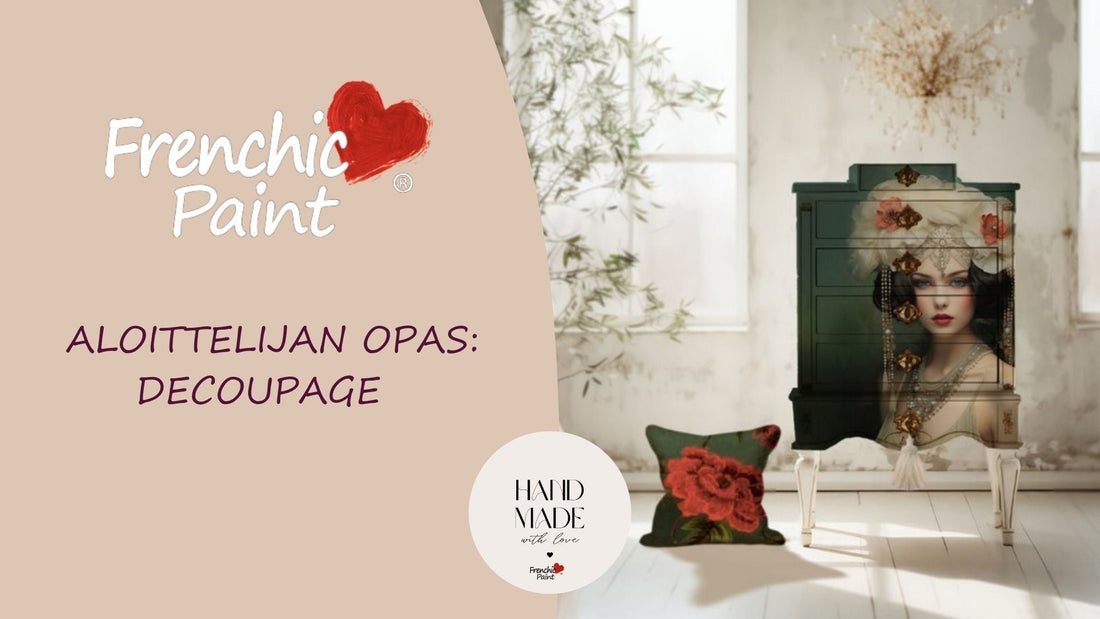 aloittelijan opas decoupage.