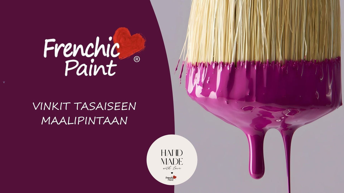 miten saat tasaista maalauspintaa vinkit. 