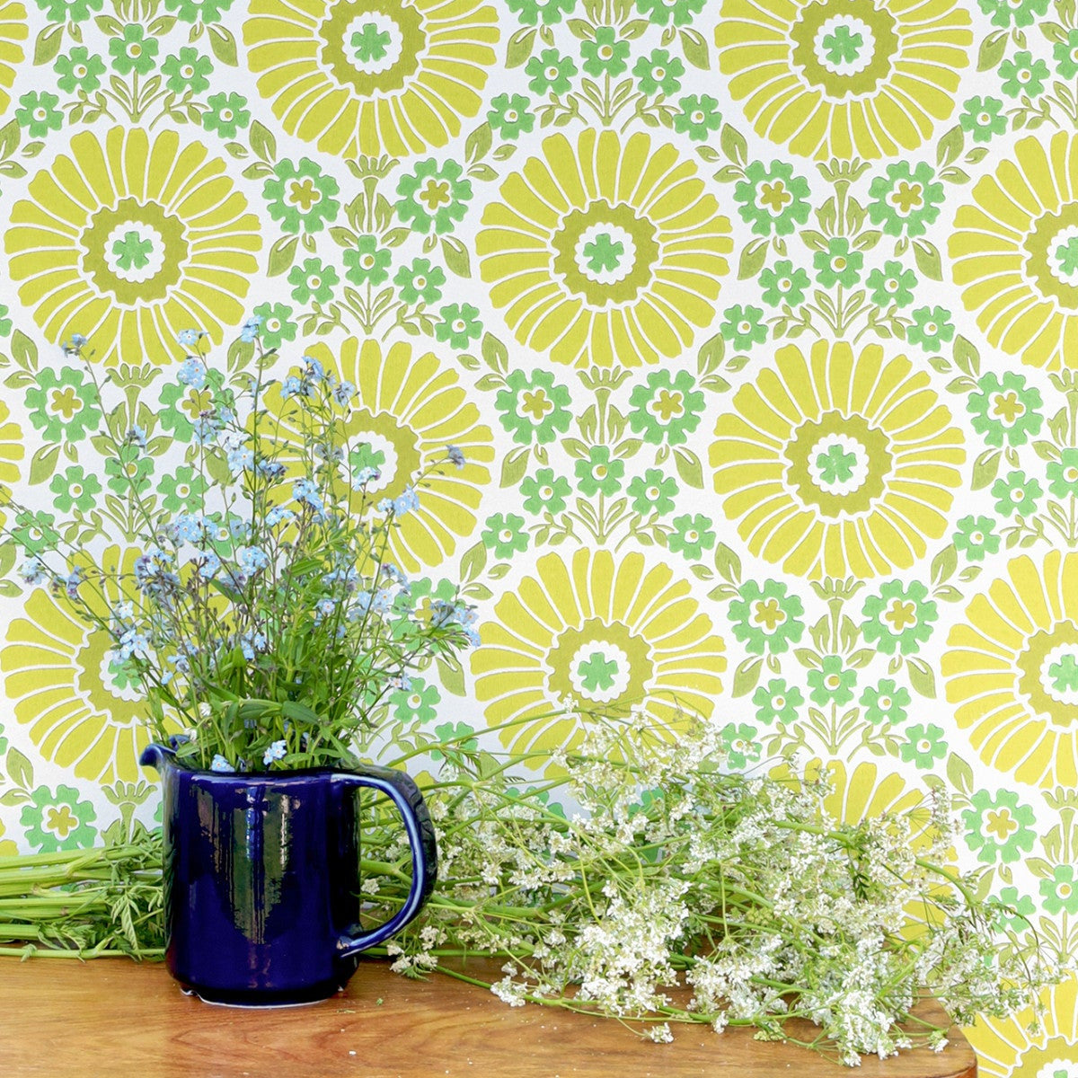Auringonkukka tapetti-70073-1200x Frenchic maalit.