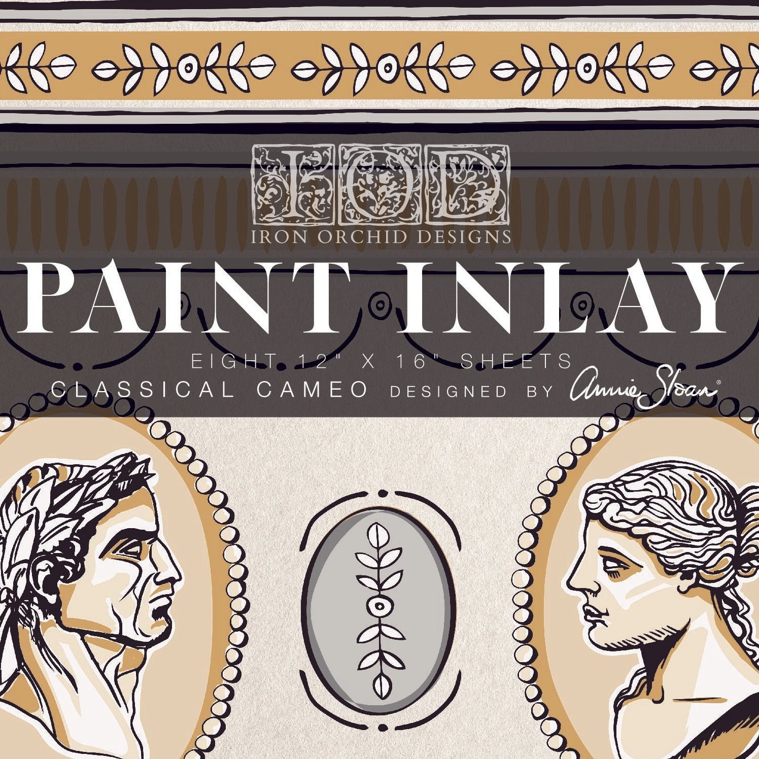 Classical cameo - Paint Inlay - Paint inlay iod - Frenchic Paint Finland