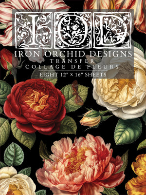 Ruusut ja tulppaanit - siirtokuva.