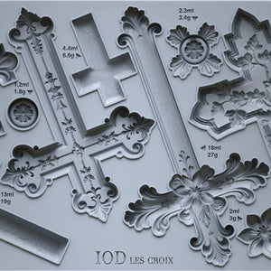 Les Croix - silikonimuotti-Frenchic Paint Finland