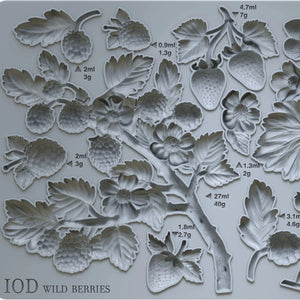 Wild Berries -silikonimuotti-Frenchic Paint Finland