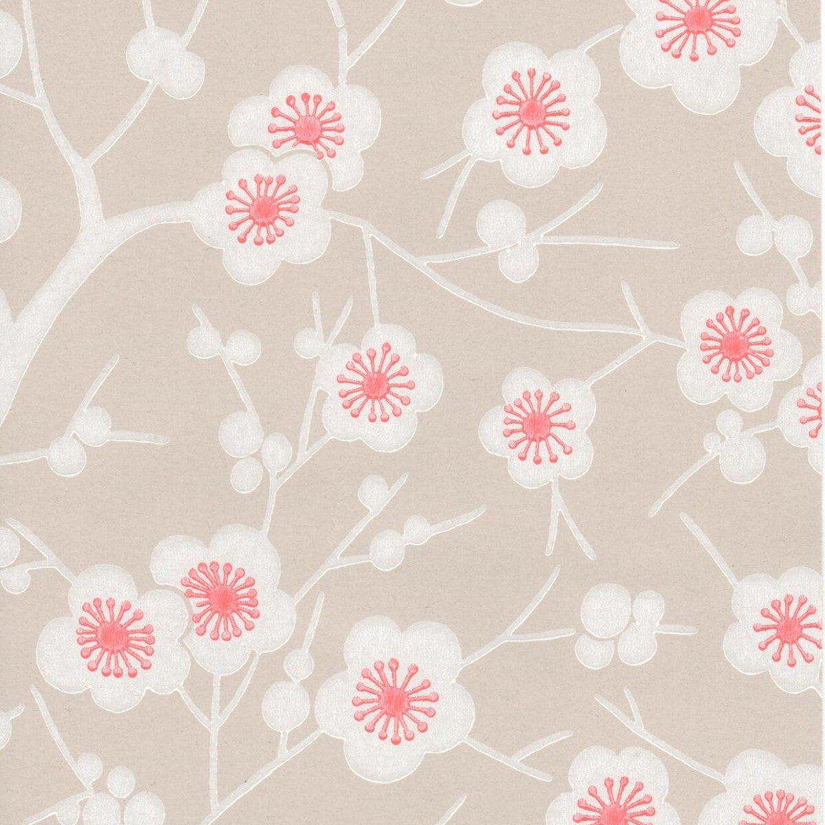 Kirsikkapuu tapetti Frenchic. 