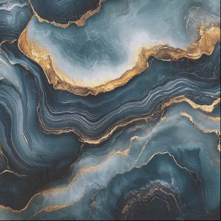 Marmori sininen - yksittäiset decoupage taidearkit Frenchic.