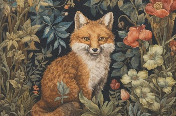 Forest fox - individual decoupage sheets