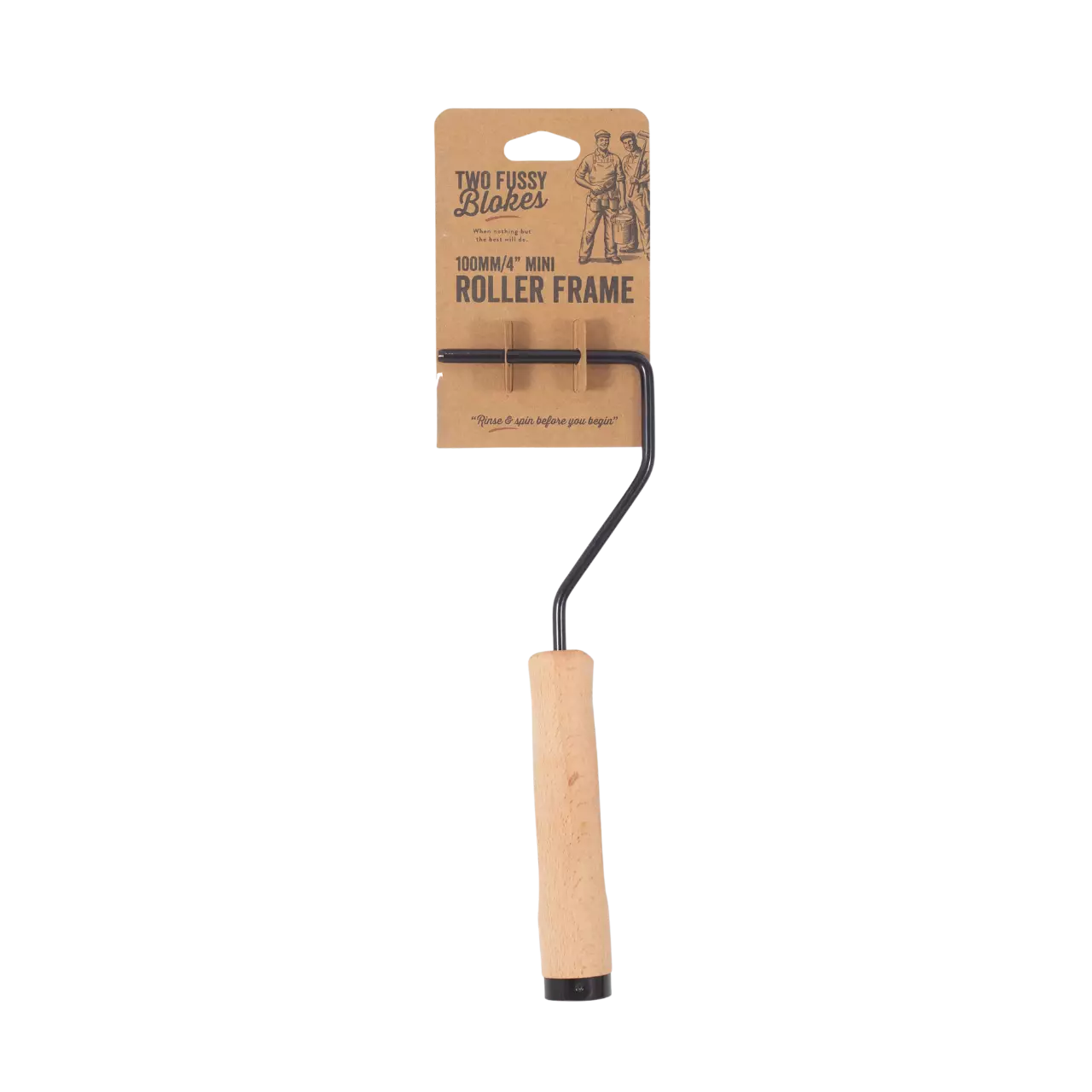 Mini pistotelavarsi lyhyesti:

-TFB sarjan puisissa kahvoissa on aina kätevä kierrepää jatkovarrelle.

-Puinen kahva: parempi ote ja pito

-Kevyesti rullaavat TFB-telavarret ja mikrokuituiset rullat ovat miellyttäviä käyttää.

-Universaali koko:
Mitat: Puisen kahvan pituus: 14,5cm. kokonaispituus kahvan kanssa: 23,5cm

Valitse tähän mini kokoiseen pistotelavarteen 100mm levyiset mikrokuiturullat
Muovittomasti valmistettu tuote.&nbsp;