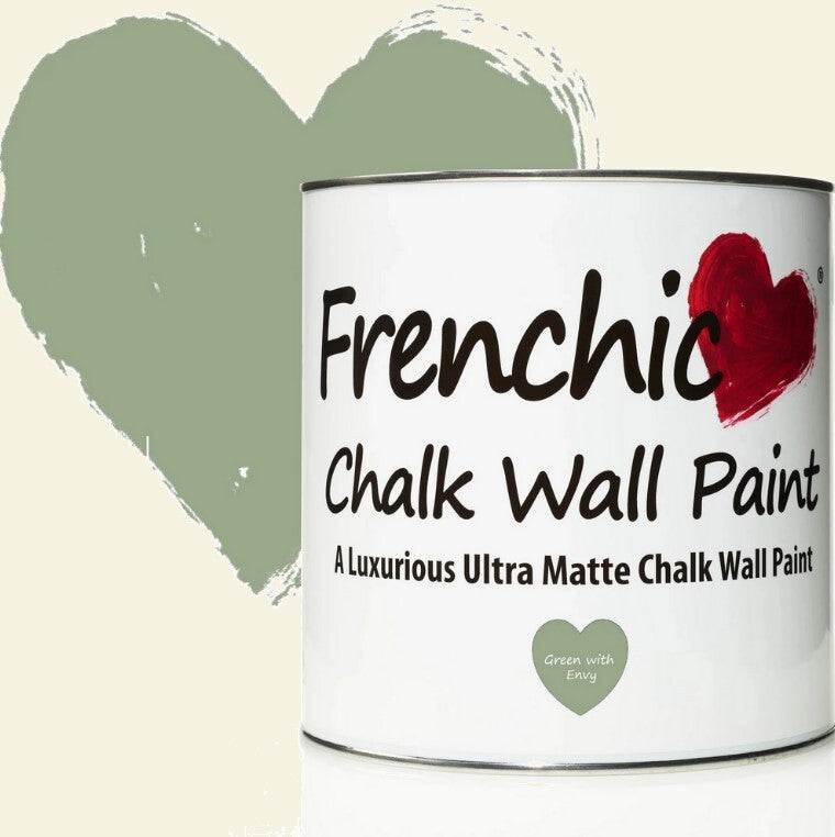 Palkittu vihreä seinämaali Frenchic Paint. 