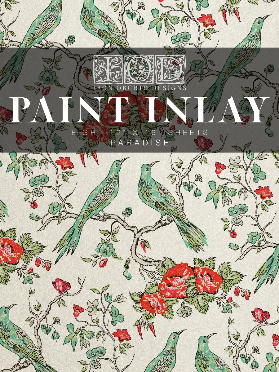 Paradise - Paint Inlay - Paint inlay iod - Frenchic Paint Finland