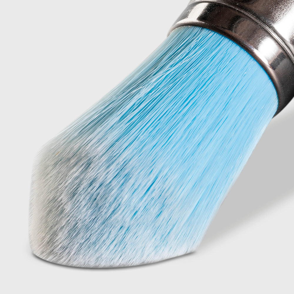 Muotoiltu kärki artisan pro blue sivellin. 