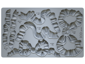 Rusetti Bows - silikonimuotti - - Frenchic Paint Finland