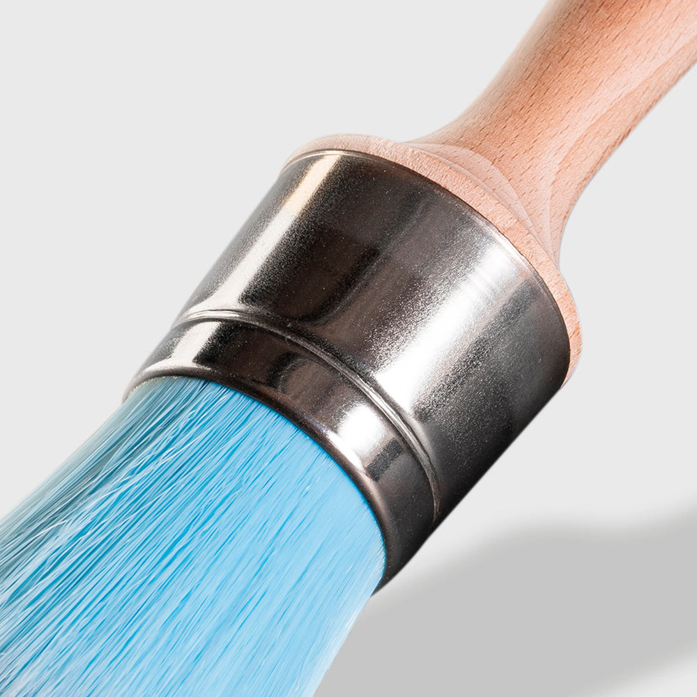 Muotoiltu kärki artisan pro blue sivellin. 