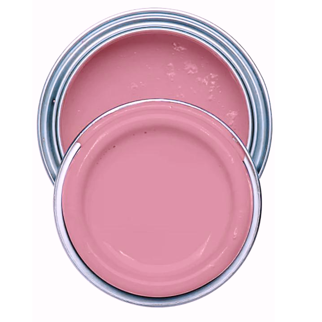 Vaaleanpunainen herkku kodin sisustusmalaukseen on Macaroon sävy Frenchic sarjasta. 