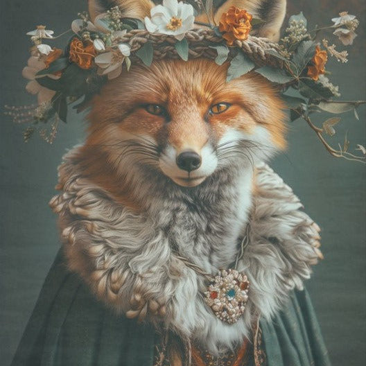 Marian-neito kettu - yksittäiset decoupage taidearkit Frenchic.