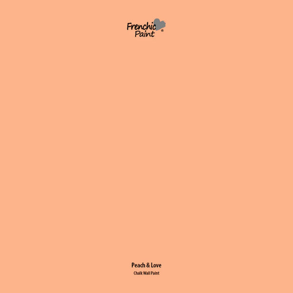 Peach & Love - Peel & Stick sävymalli.