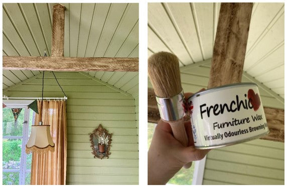 Ruskea Frenchic kalustevaha on luonnonmukainen, mehiläisvahapohjainen puuvaha, joka on tarkoitettu huonekalujen viimeistelyyn ja puupintojen hoitoon. 