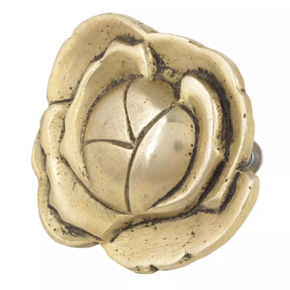 Gyllene ros - metallknopp