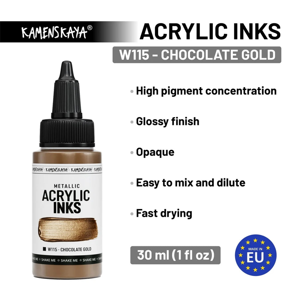 CHOCOLATE GOLD akryylimuste I 30ml I Kamenskaya-Frenchic Paint Finland