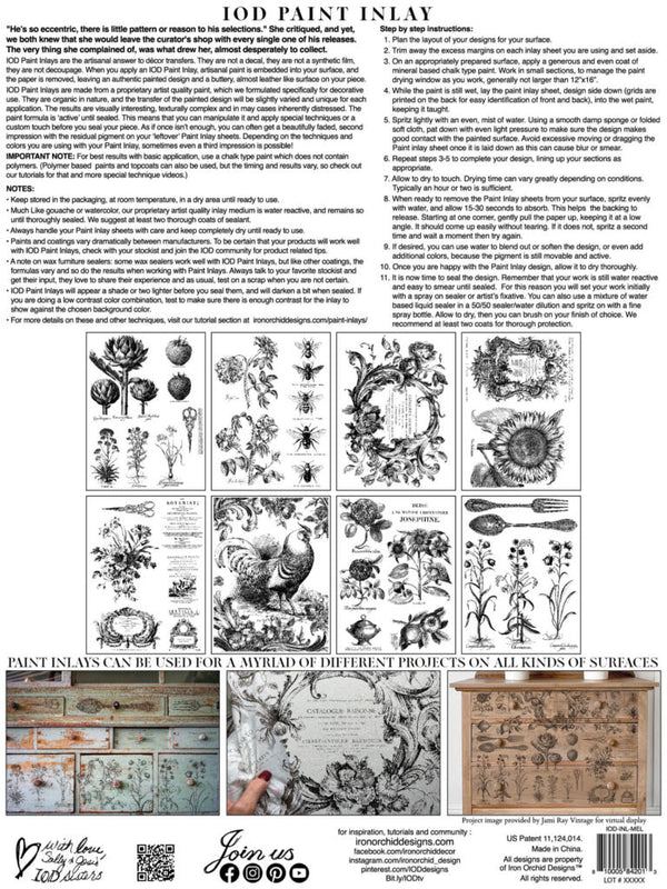 Melange - Paint Inlay - Paint inlay iod - Frenchic Paint Finland