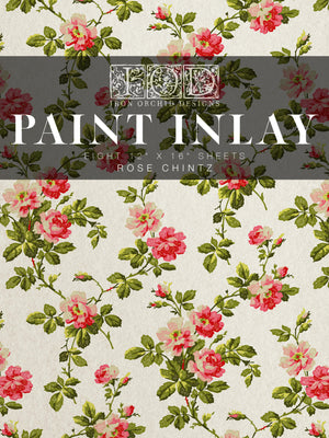 Rose Chintz - Paint Inlay - Paint inlay iod - Frenchic Paint Finland