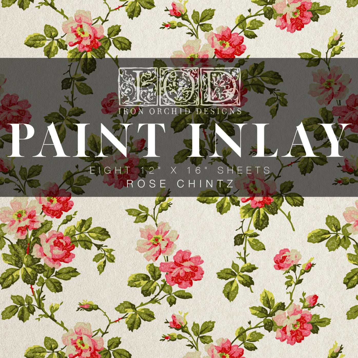 Rose Chintz iod paint inlay frenchic paint finland koristemaalaus. 