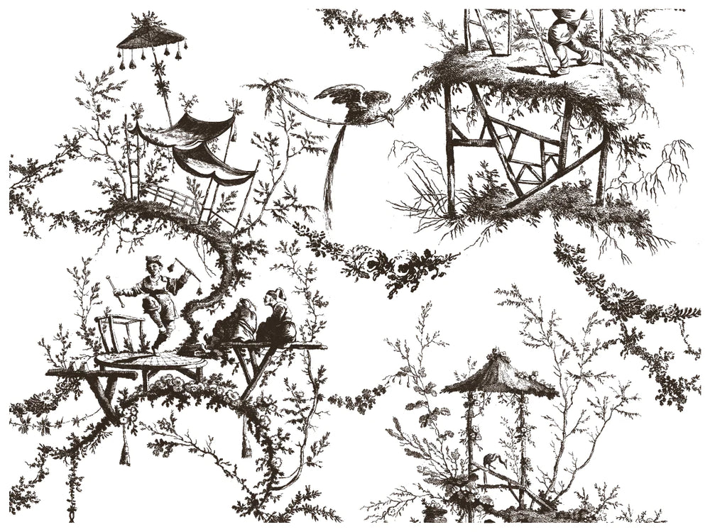 Petit Parasols iod paint inlay frenchic paint finland koristemaalaus. 
