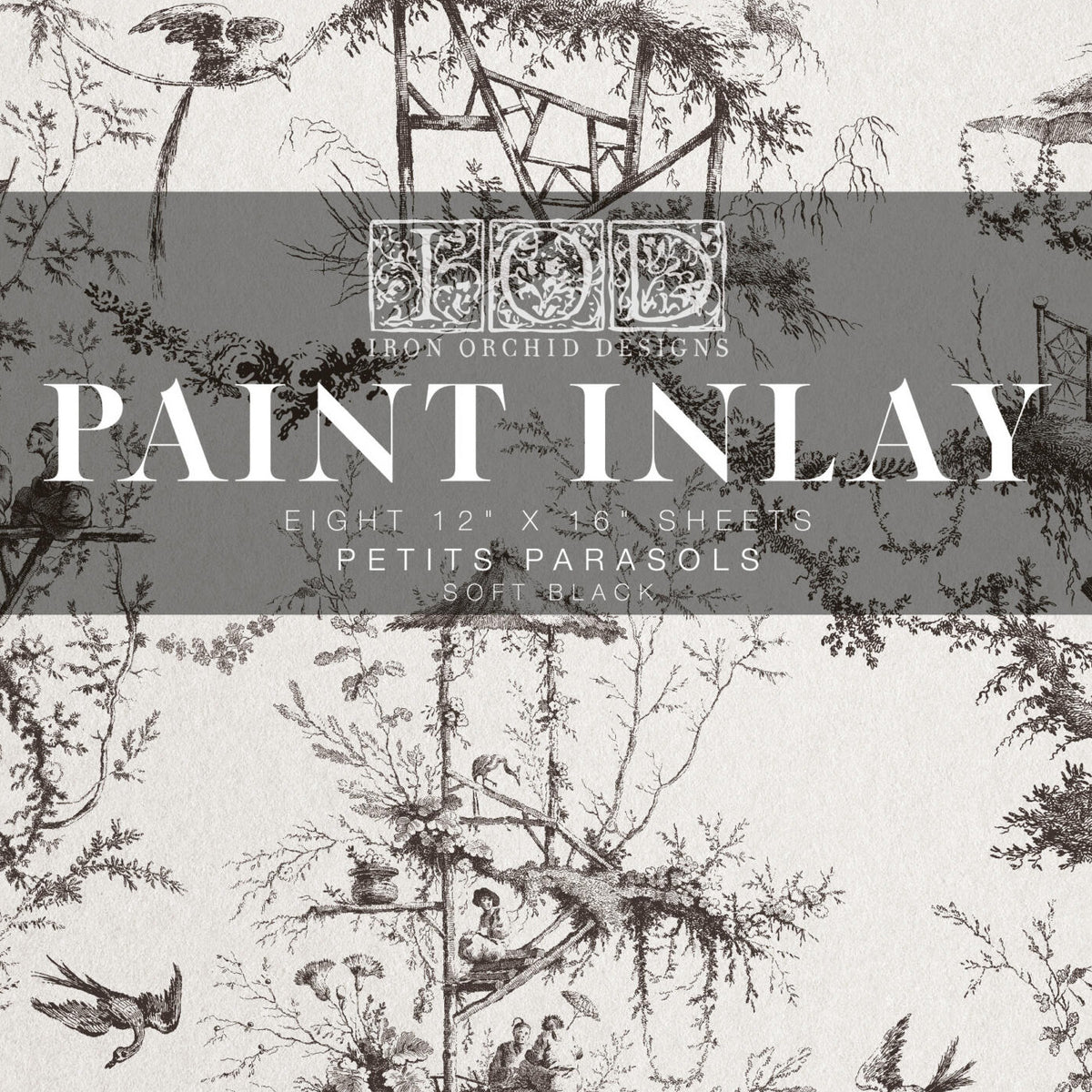 Petit Parasols iod paint inlay frenchic paint finland koristemaalaus. 