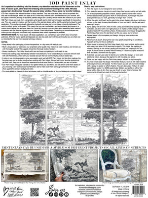 Summer Villa - Paint Inlay - Paint inlay iod - Frenchic Paint Finland