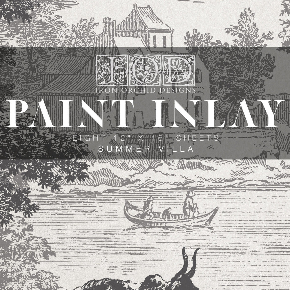 Summer Villa iod paint inlay frenchic paint finland koristemaalaus. 