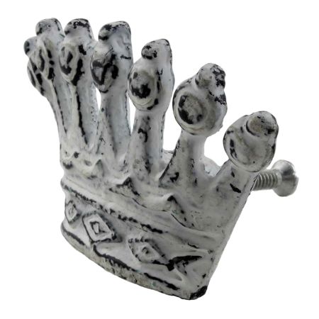 Crown - antique white puller