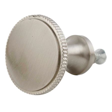 Silver metal knob