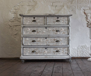 English Toile seepia - siirtokuva - Siirtokuva - Frenchic Paint Finland